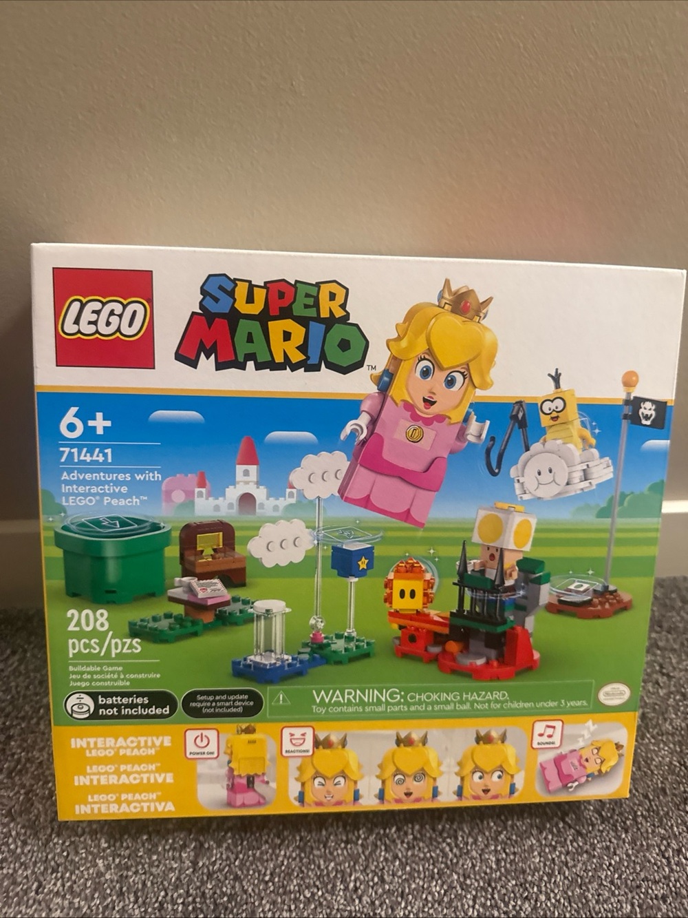 LEGO Super Mario Adventures with Interactive LEGO Peach Princess Toy 71441- New